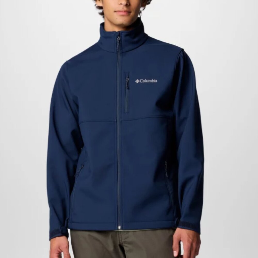 Columbia Men Ascender Softshell Water and Wind Resistant Jacket FULL ZIP XXL